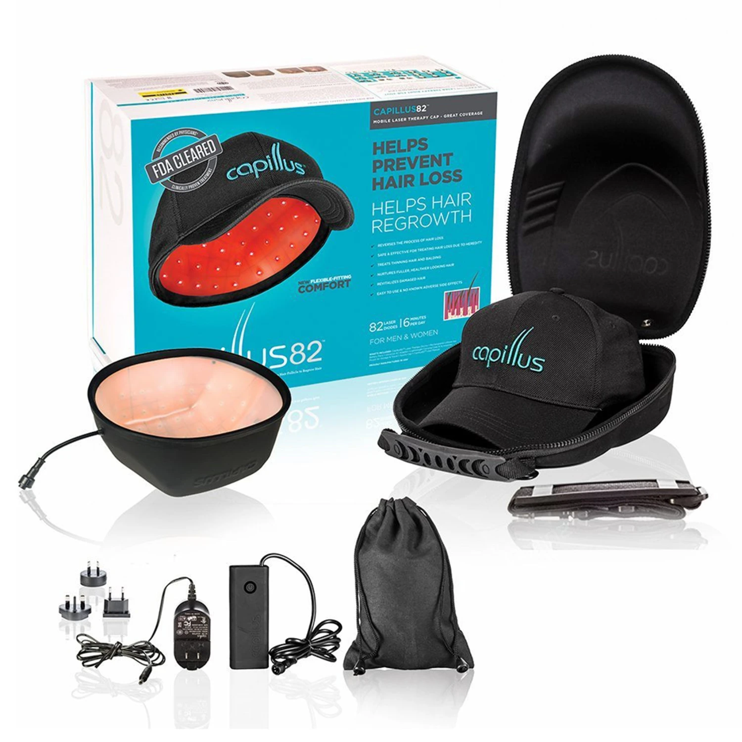 CapillusUltra (82 Diode) Hair Regrowth Laser Cap 3 CapillusUltra (82 Diode) Hair Regrowth Laser Cap - Image 2